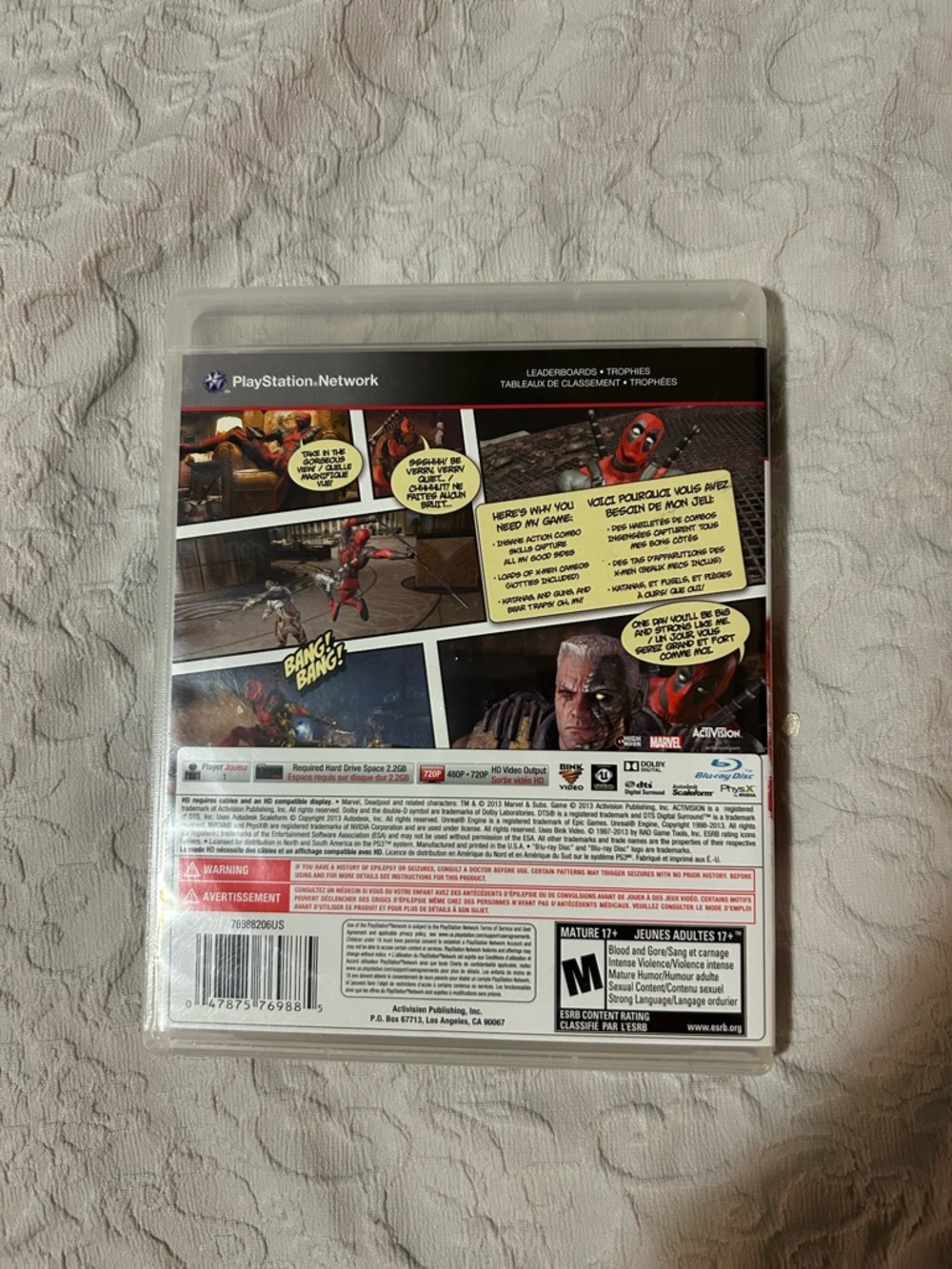💀 Deadpool – PS3 Complete in Box 💀 - Picture 4 of 4